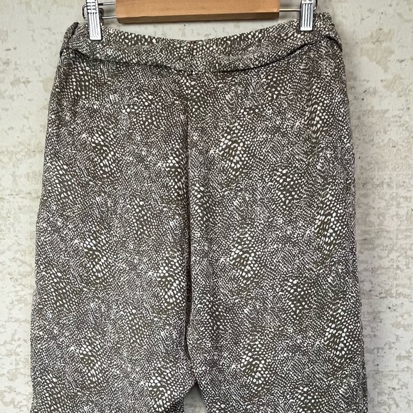 Joie 100% Silk Pants Animal Print Sz 8 Old Money Quiet Luxury Capsule - Picture 12 of 16